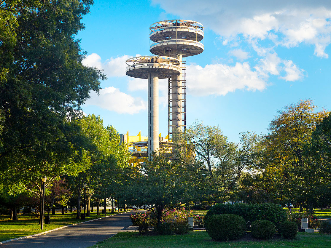 Image of Flushing Meadows Park in Queens borough of New York City