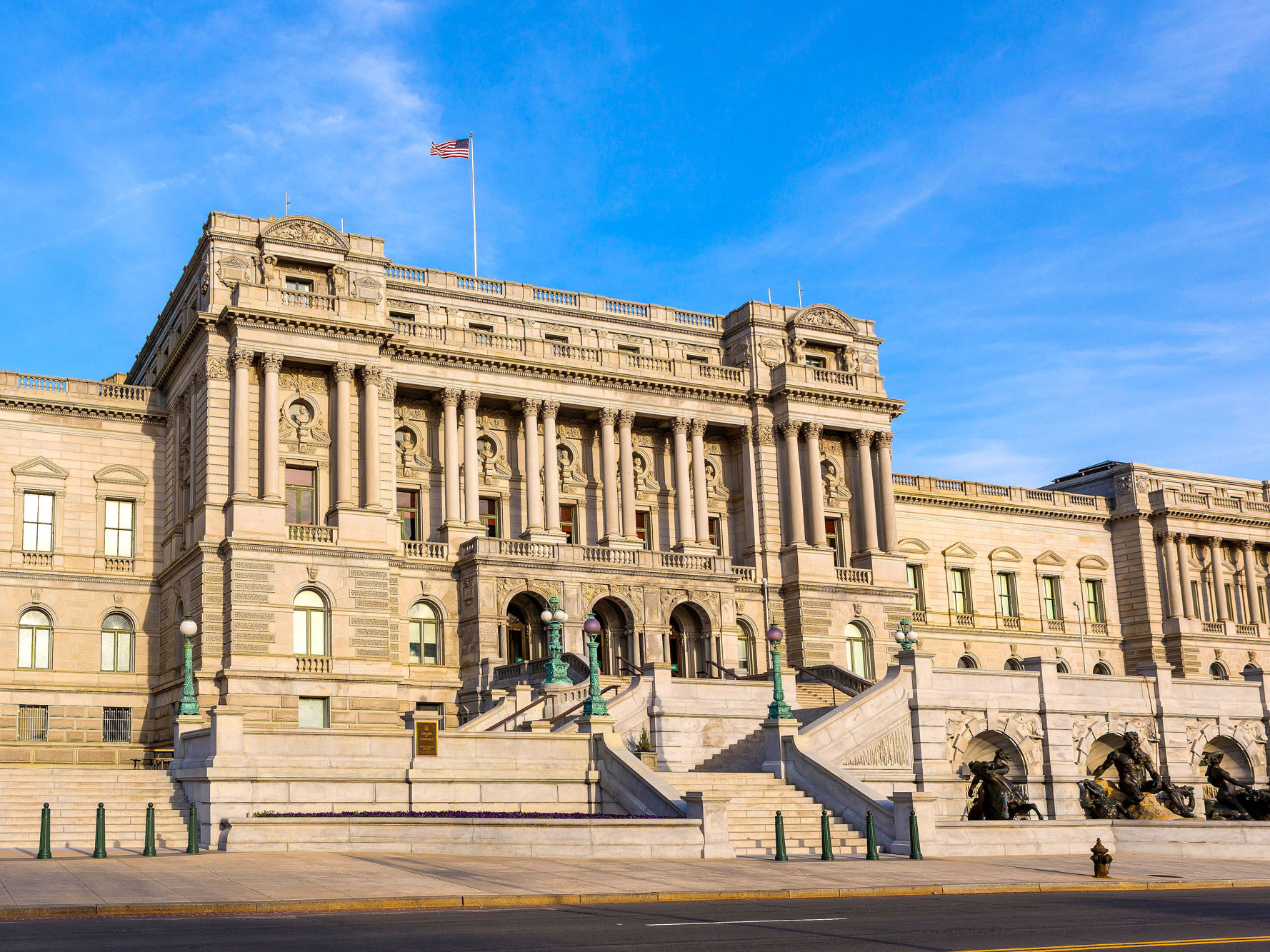 Exterior of the Library of Congress in Washington, D.C.