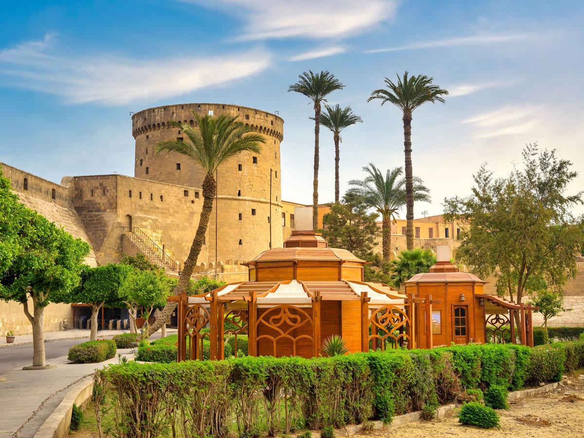 Ancient citadel in Cairo, Egypt