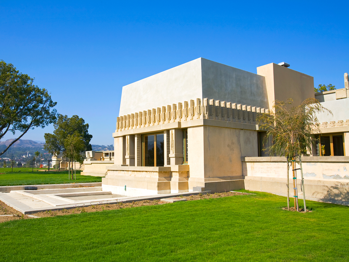 Frank Lloyd Wright's Hollyhock House in Los Angeles, California