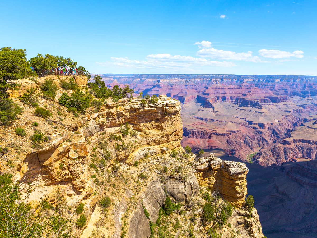 Overview of the Grand Canyon in Arizona