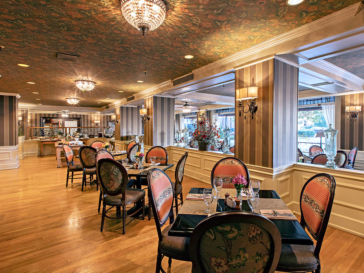 Dining room in J. Graham’s Café at the Brown Hotel in Louisville, Kentucky