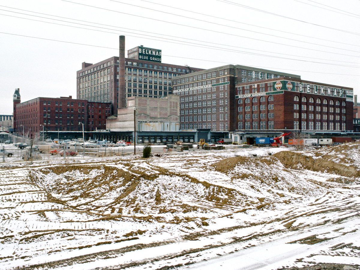 Historical image of Belknap Hardware headquarters in Louisville, Kentucky