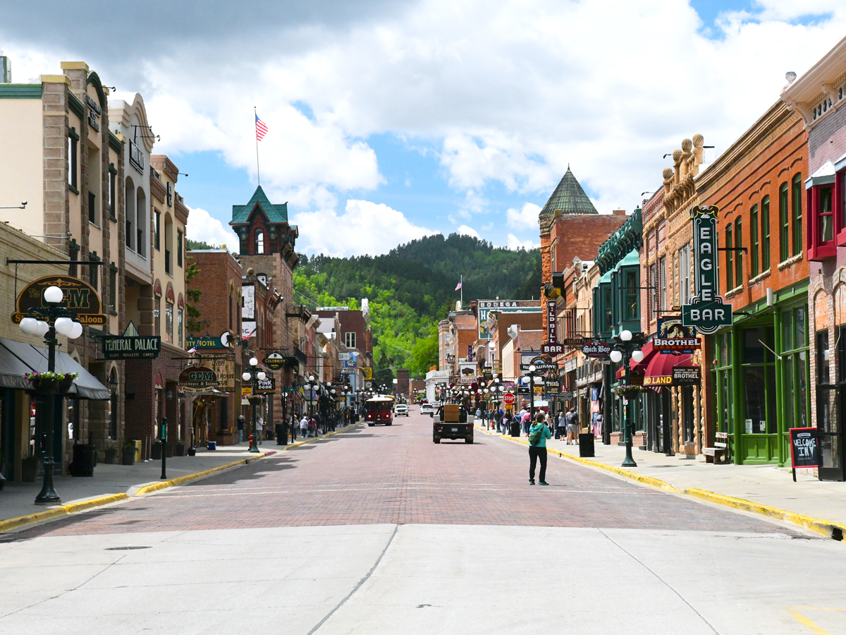 Main Street in Deadwood, South Dakota