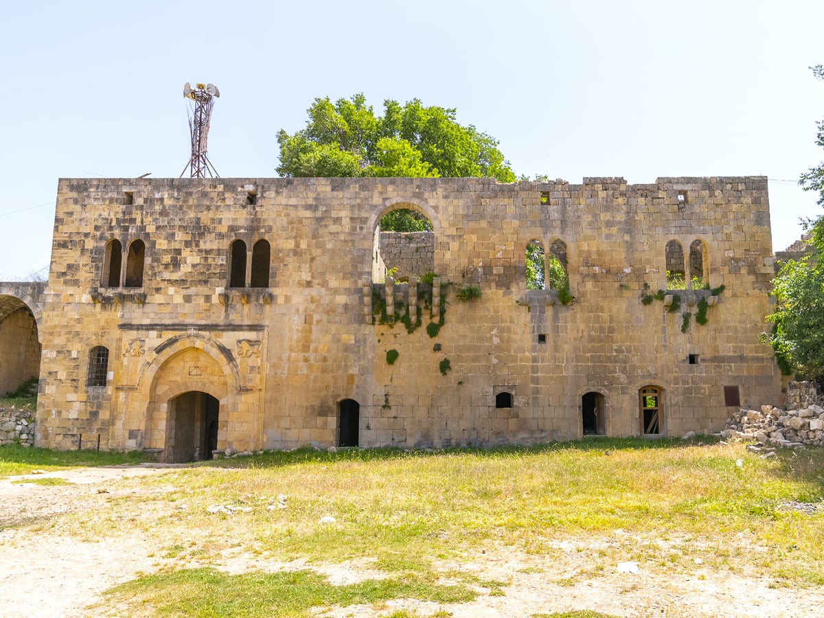 Ruins of Ali Pacha Jumblatt Palace in Lebanon 
