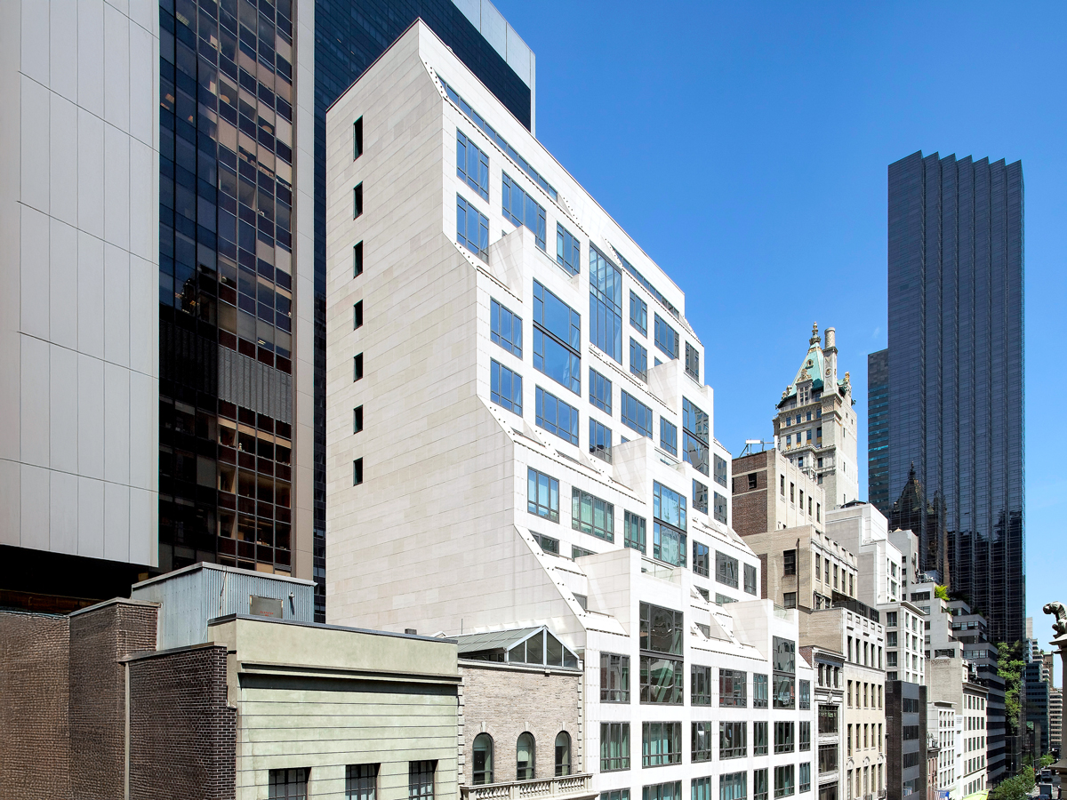Exterior view of the Centurion condo building in New York City