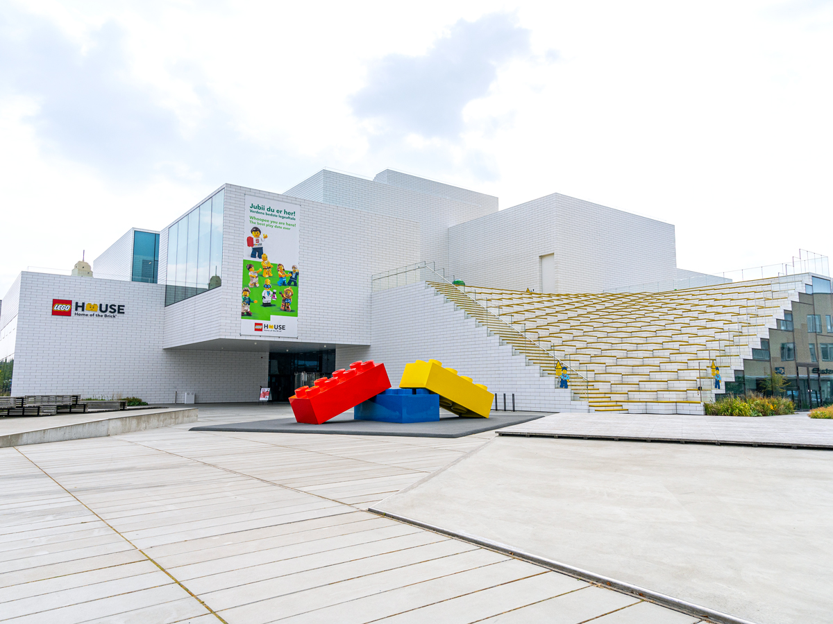 Lego-inspired headquarters for the Lego Group in Billund, Denmark