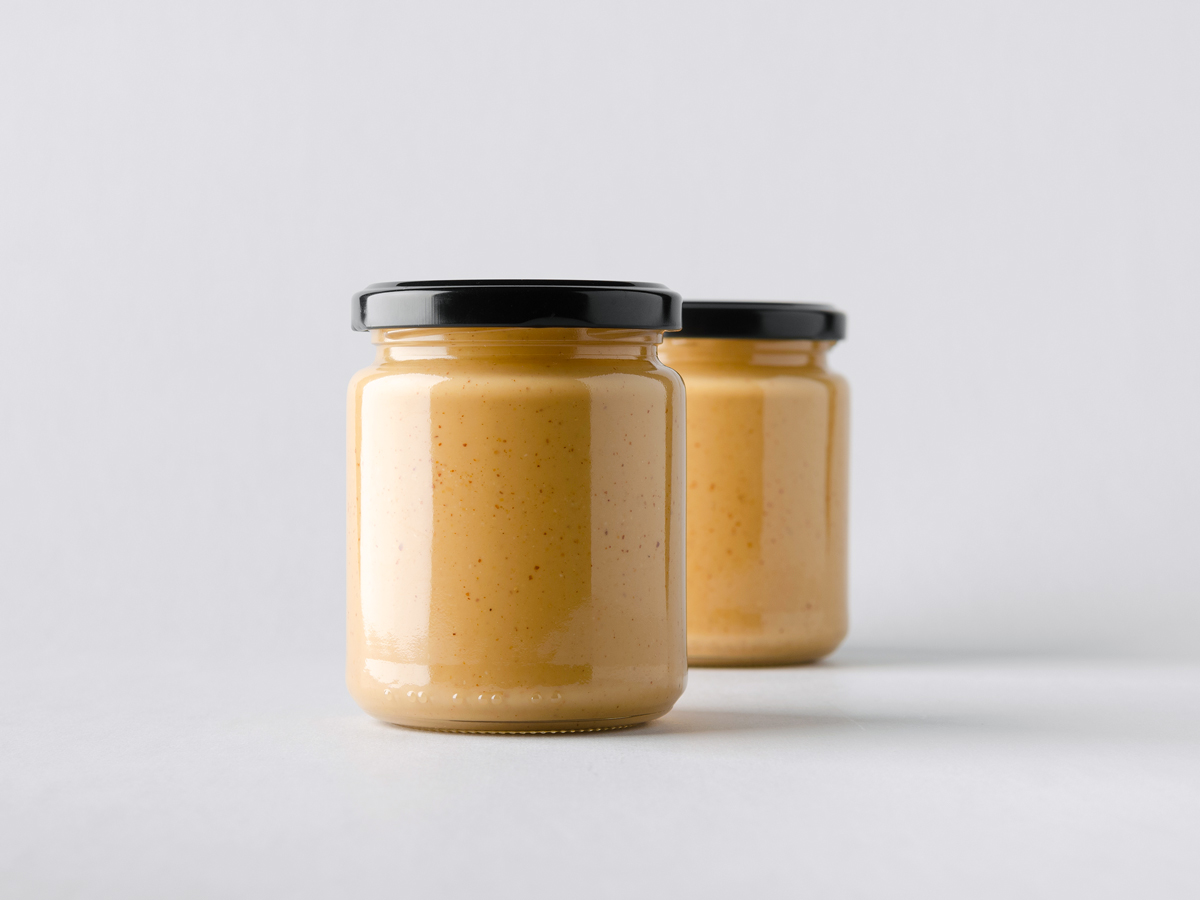 Jars of peanut butter