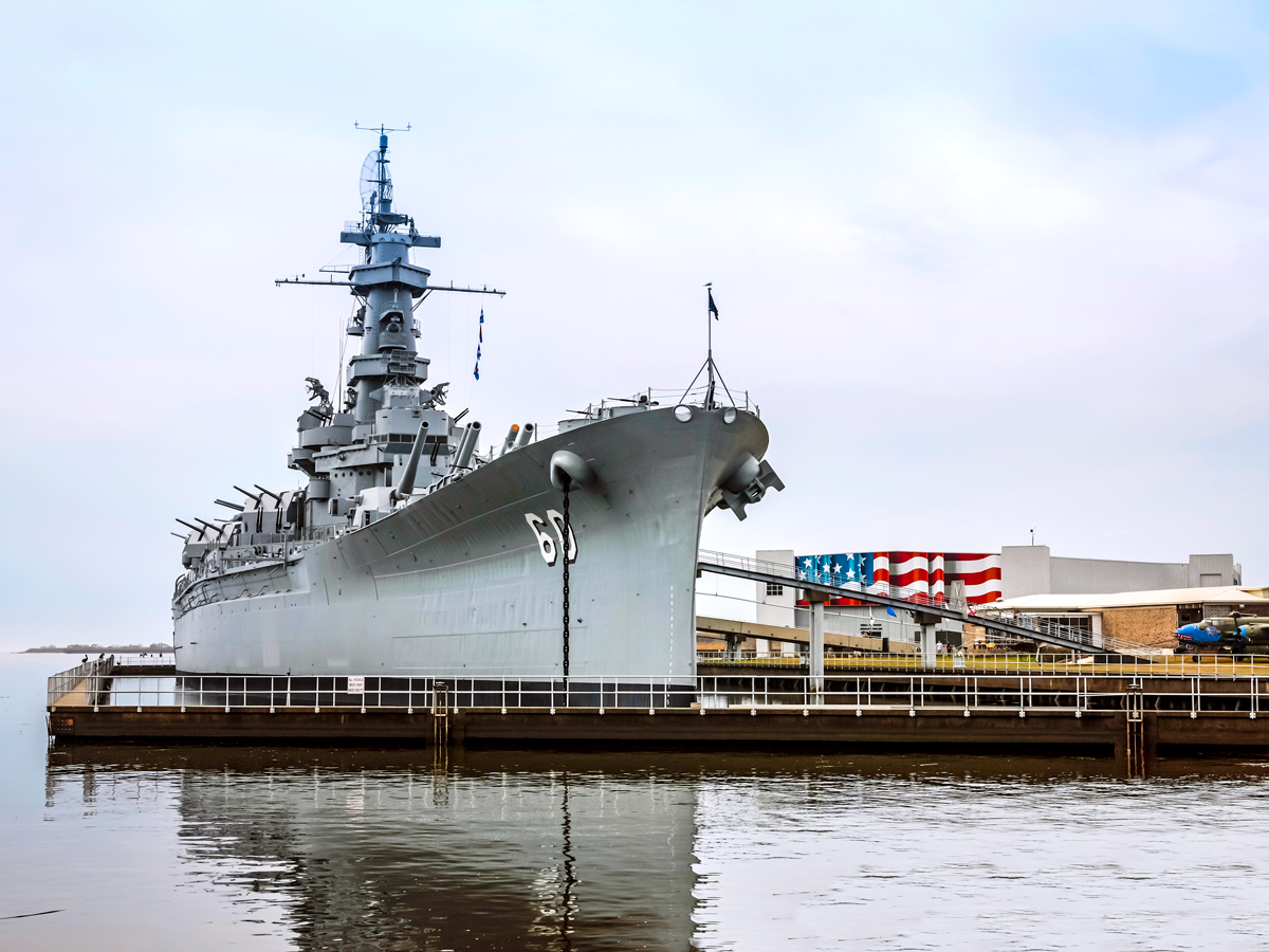 USS Alabama Battleship in Mobile, Alabama