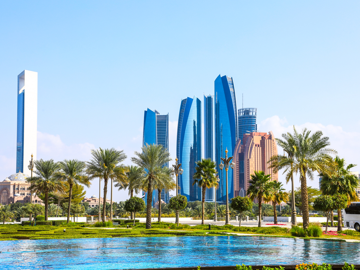 Skyline of Abu Dhabi, UAE