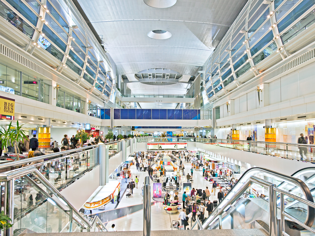 Passenger concourse at Dubai International Airport