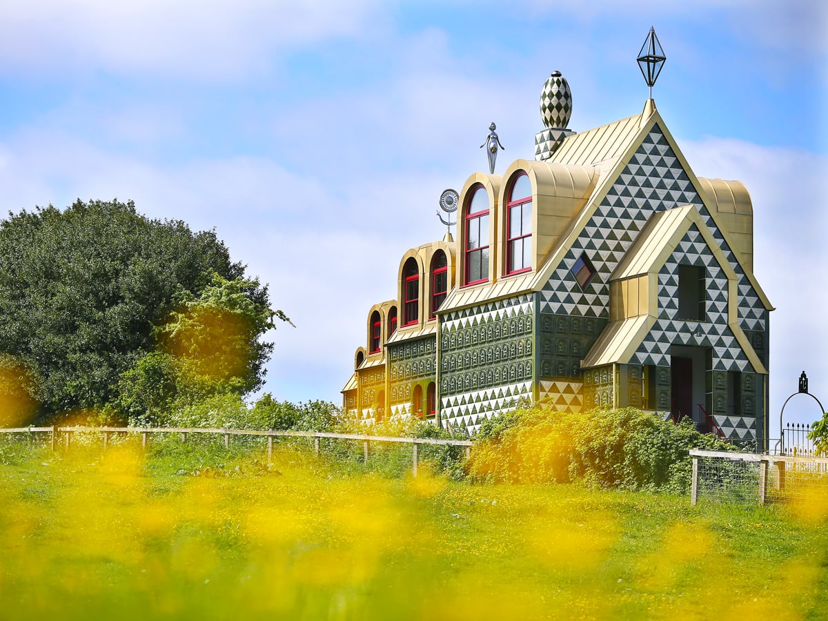 A House for Essex surrounded by English countryside