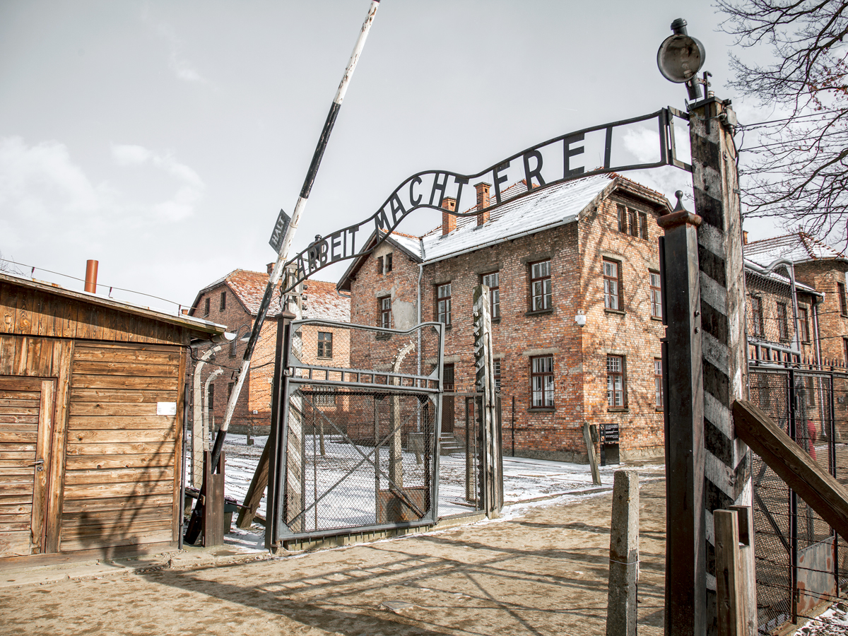 Auschwitz-Birkenau historical site in Poland