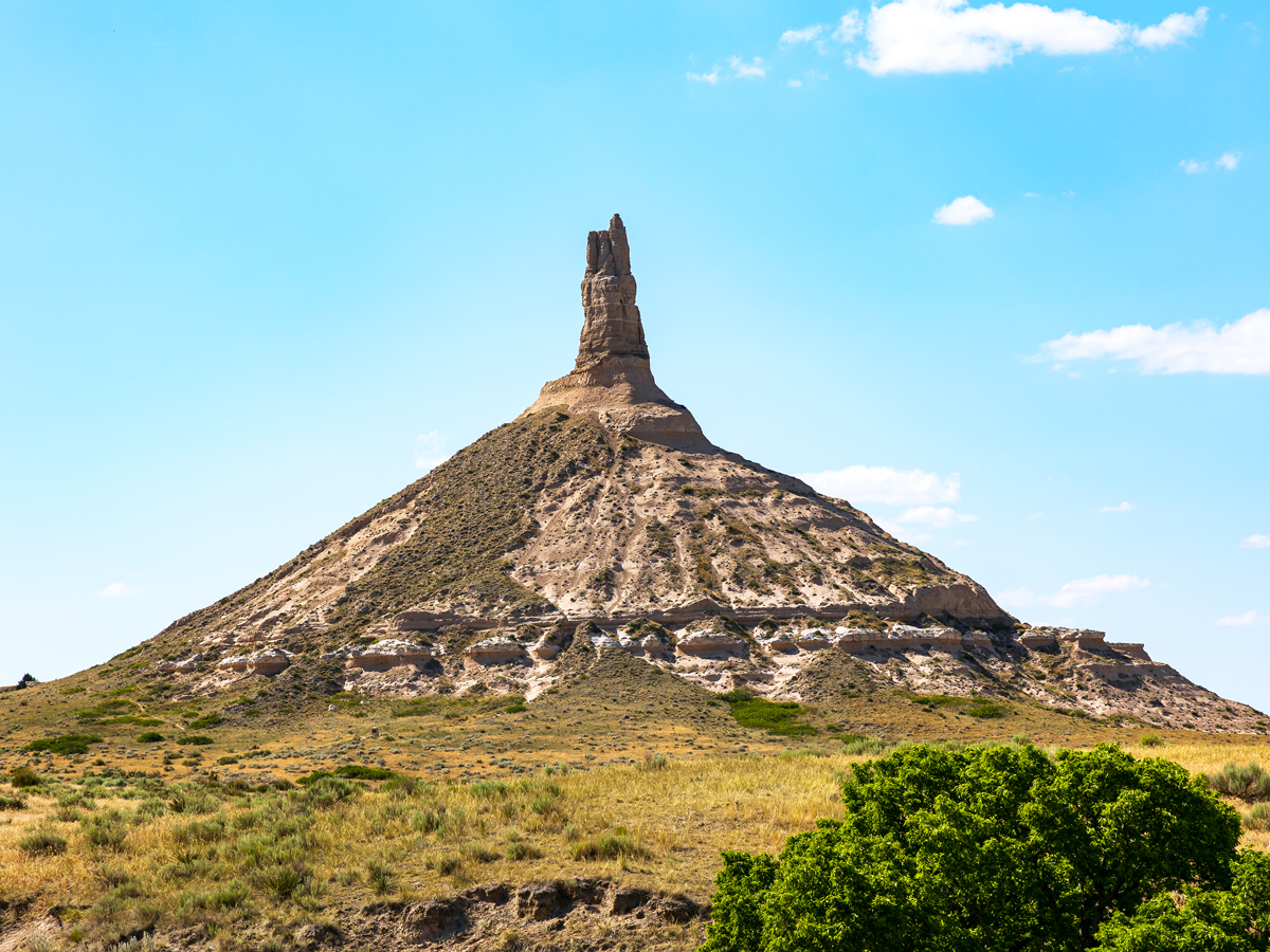 Chimney Rock in Nebraska