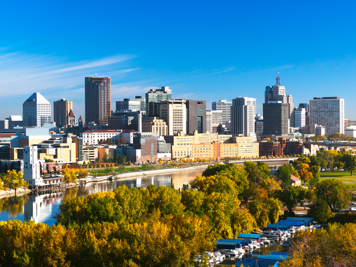 Skyline of Minneapolis, Minnesota
