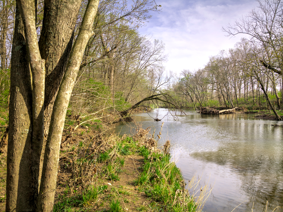 Scenic river in Farmington, Missouri