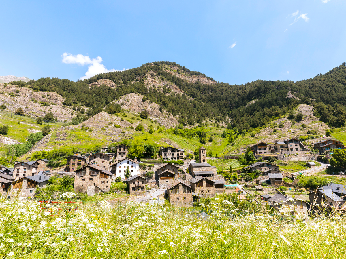 Hillside homes in Andorra