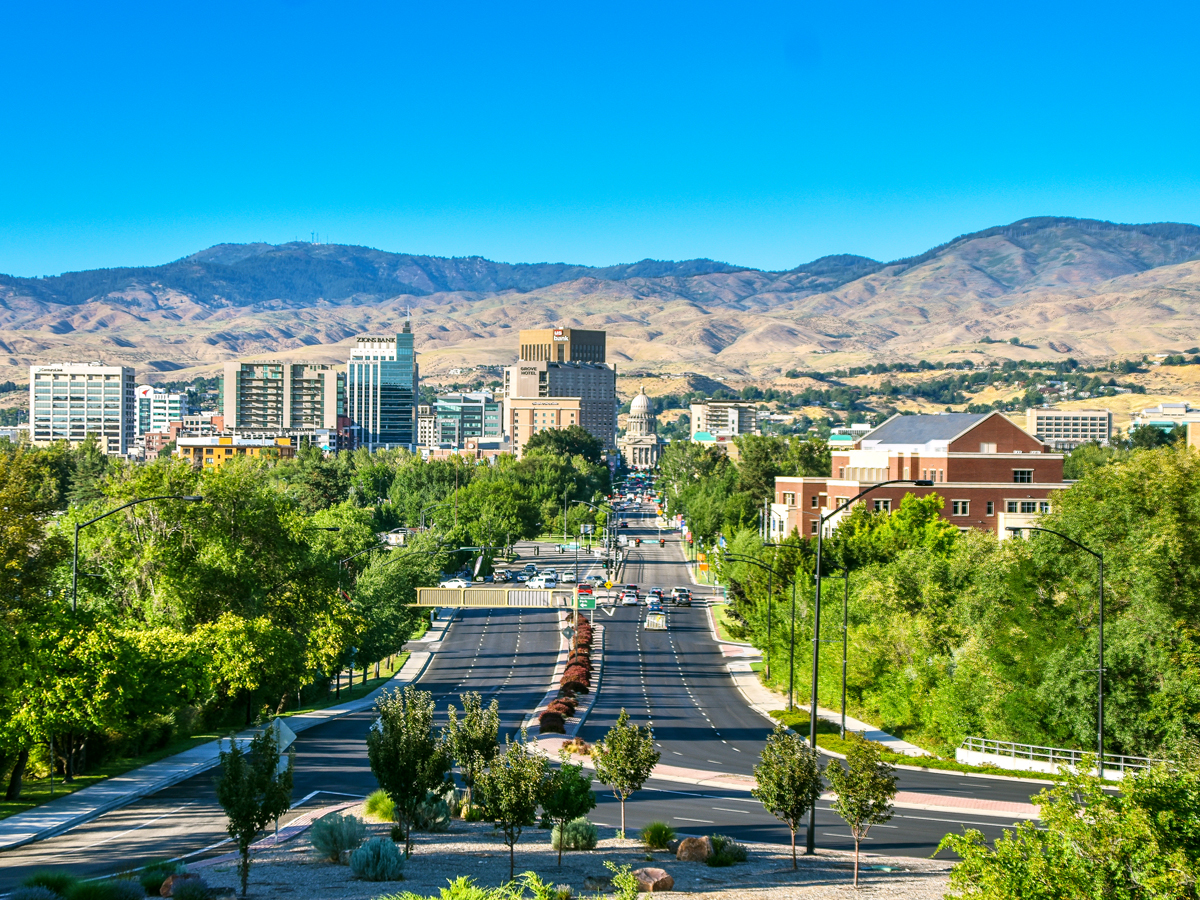 Cityscape of Boise, Idaho