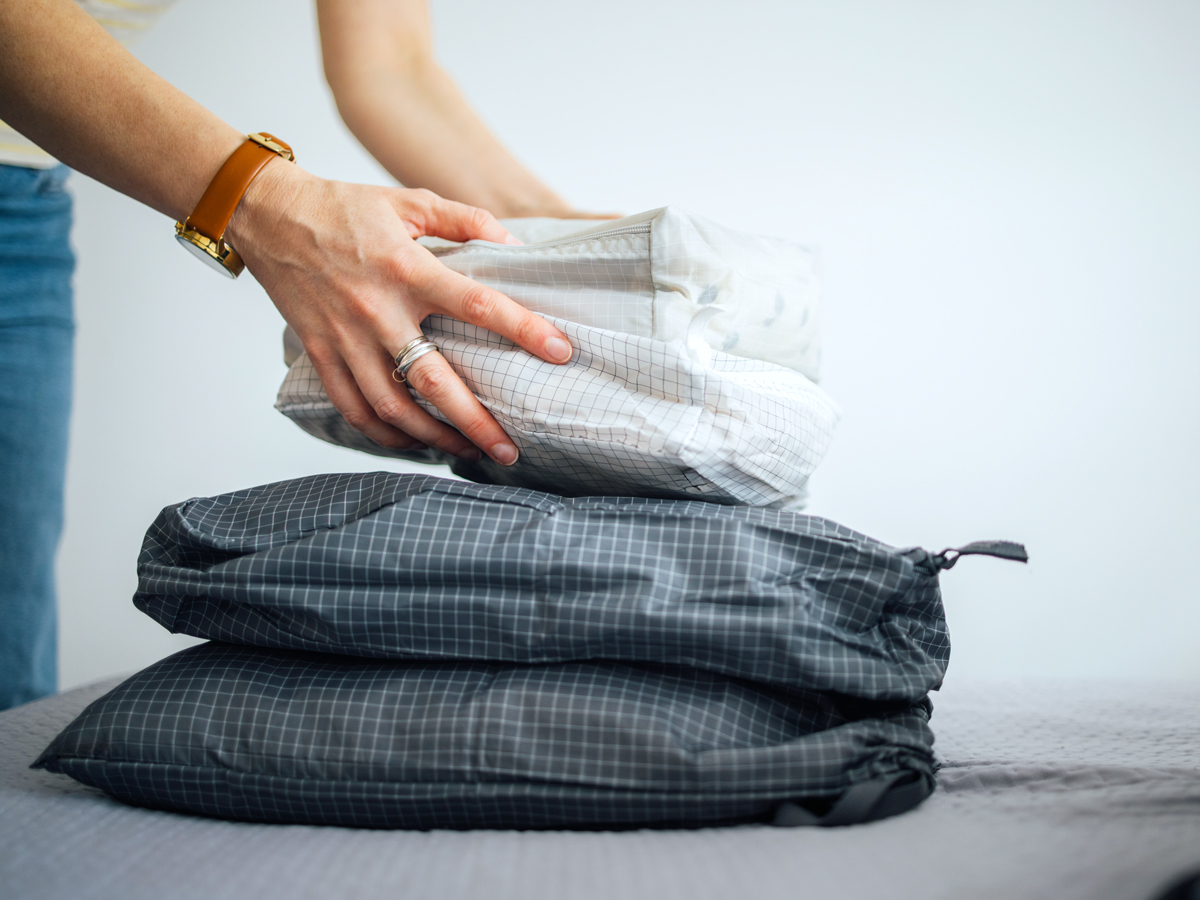 Traveler using packing cubes