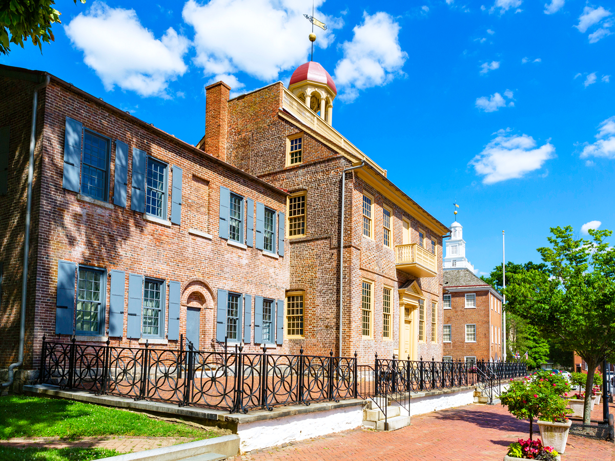 Historic buildings in New Castle, Delaware