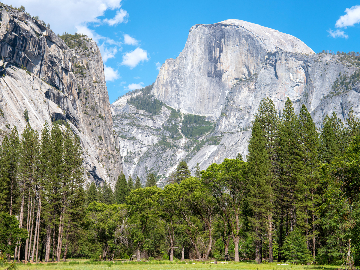 Half Dome at Yosemite National Park in California
