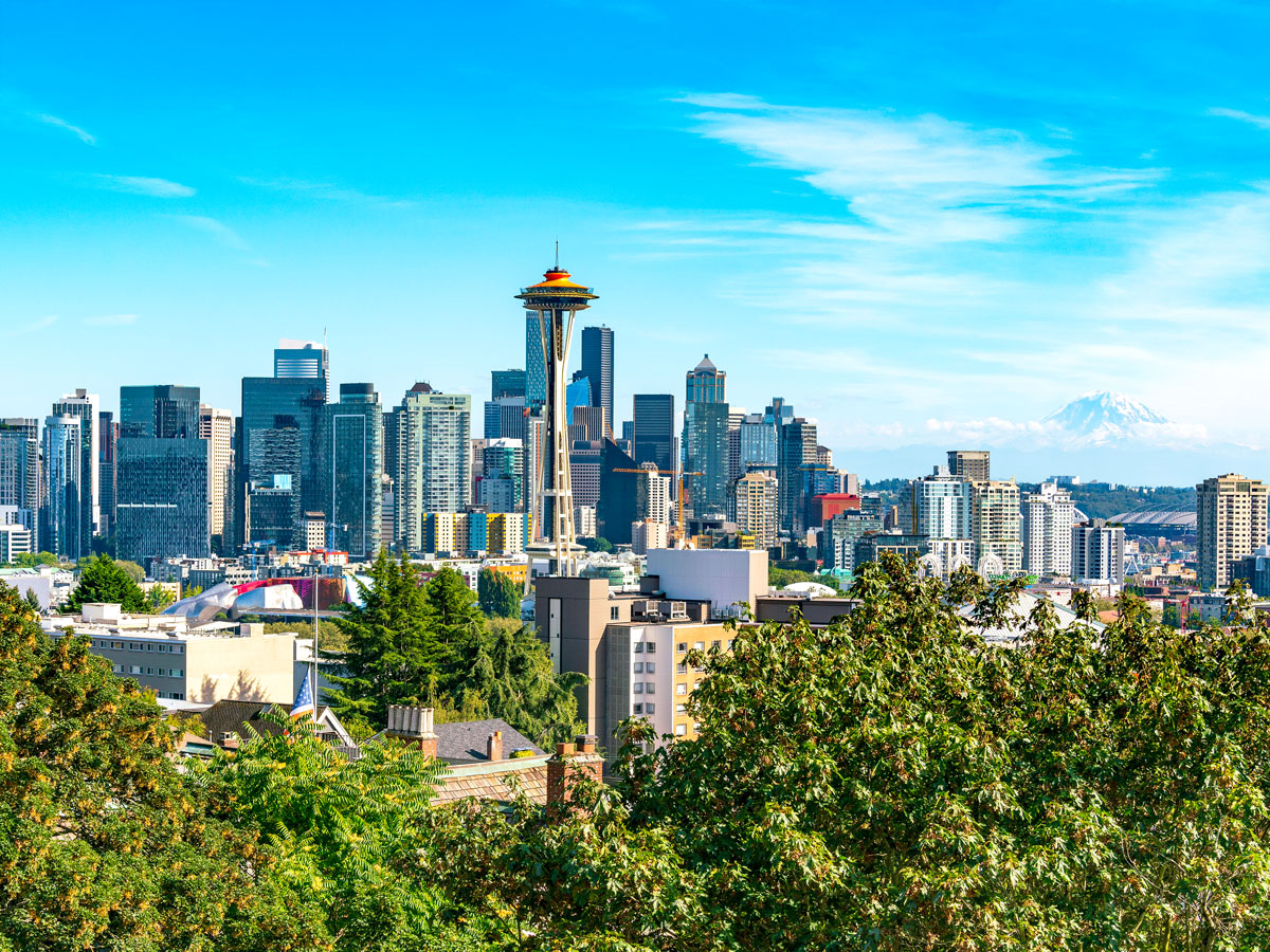 Seattle skyline vista from Kerry Park
