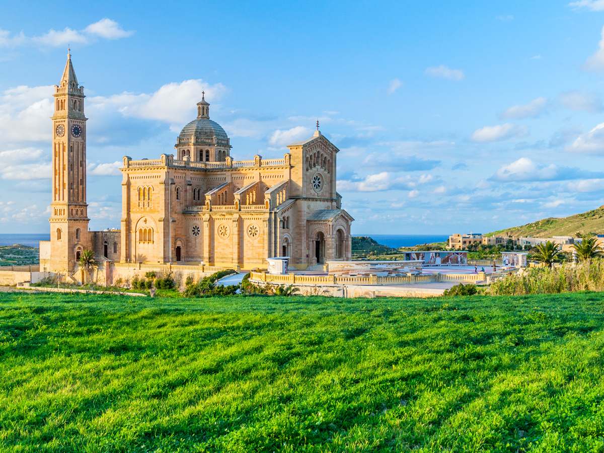 Basilica on the island of Gozo, Malta