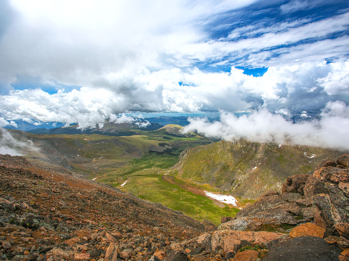 Rocky Mountain views from the Mount Evans Scenic Byway in Colorado