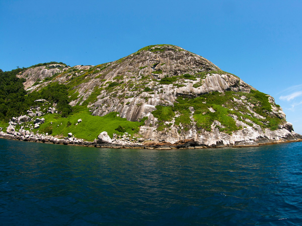 Brazil's Snake Island, seen from afar