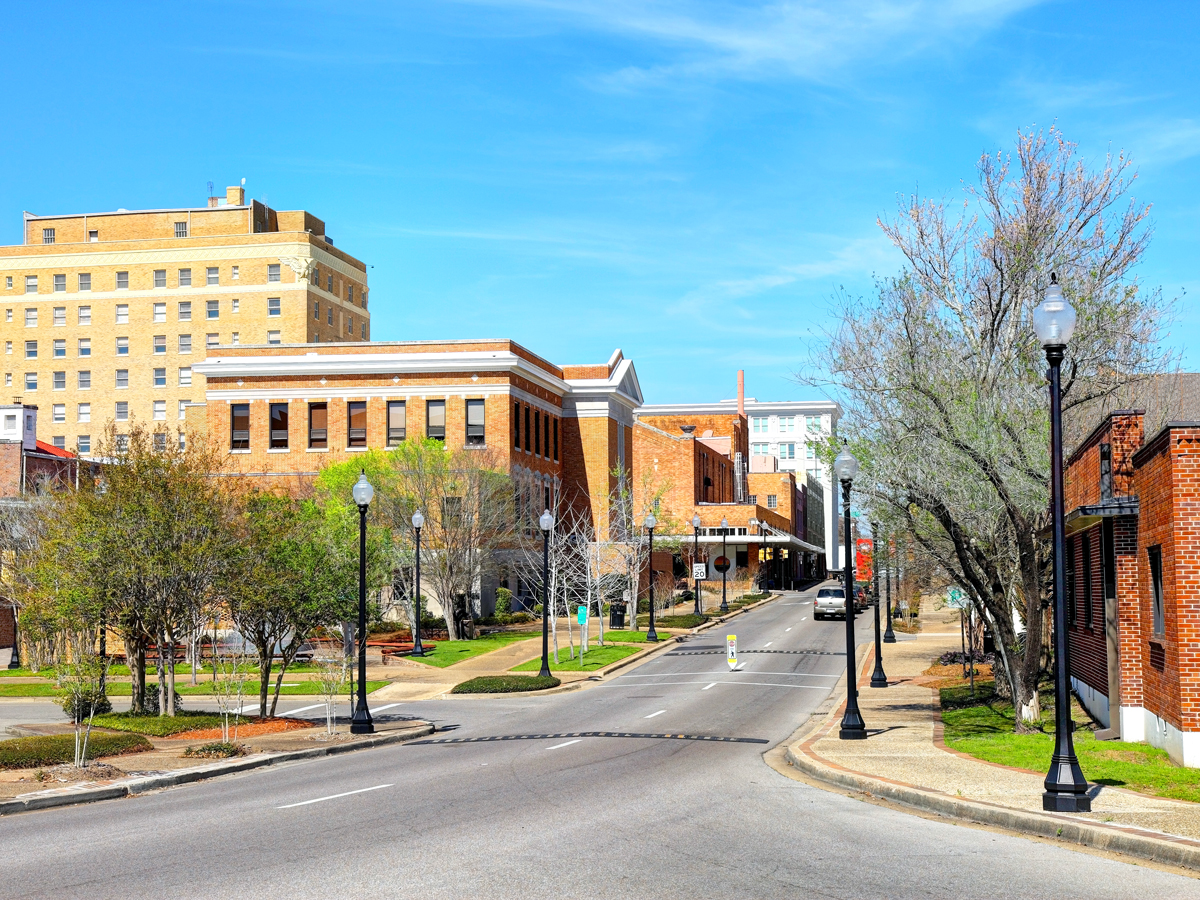 Buildings in Hattiesburg, Mississippi