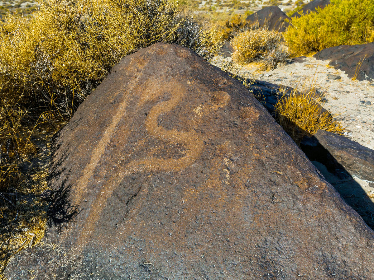 Petroglyphs at the Grimes Point Archaeological Area near Fallon, Nevada