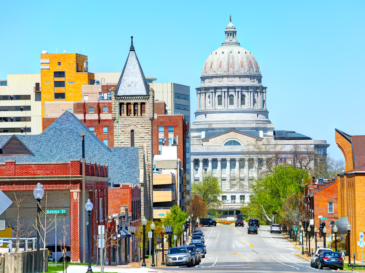 Cityscape of Jefferson City, Missouri