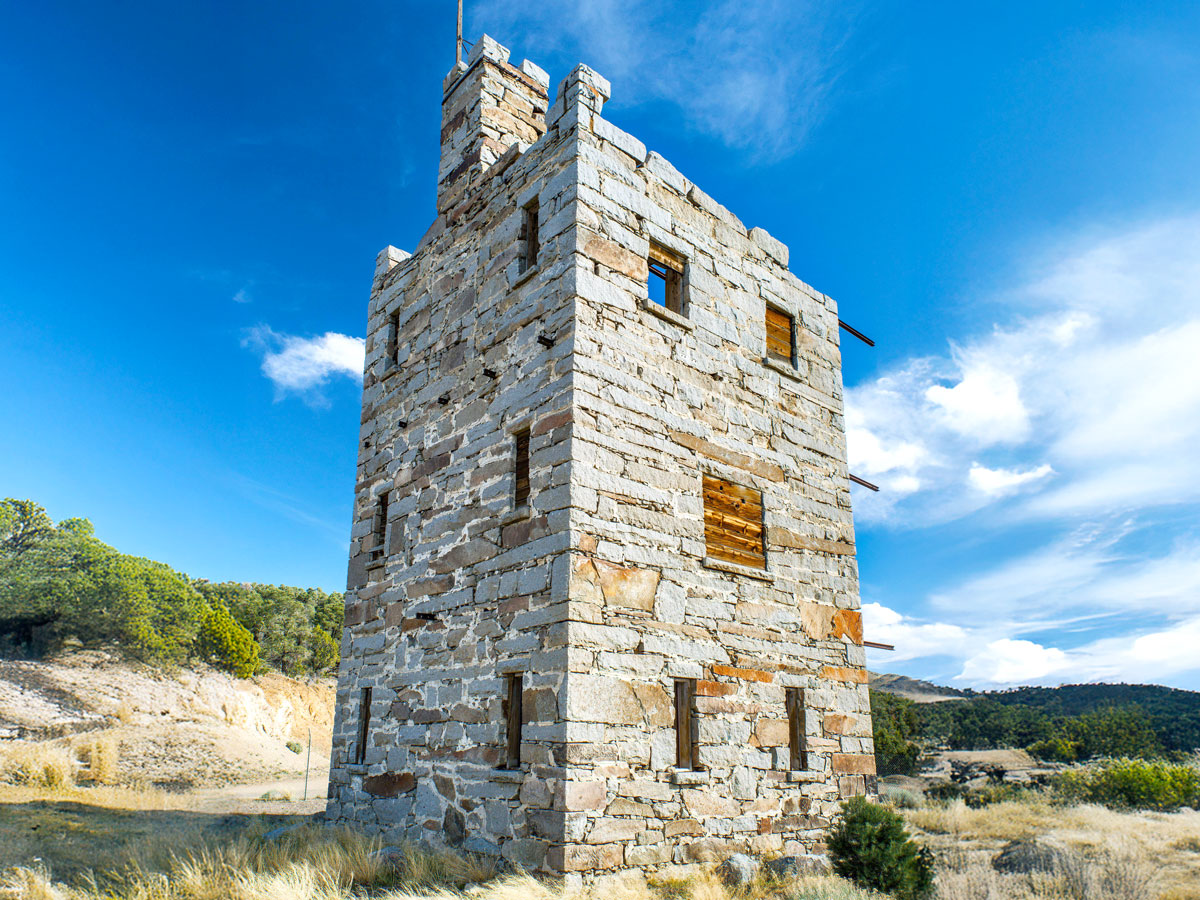 Stokes Castle in Austin, Nevada