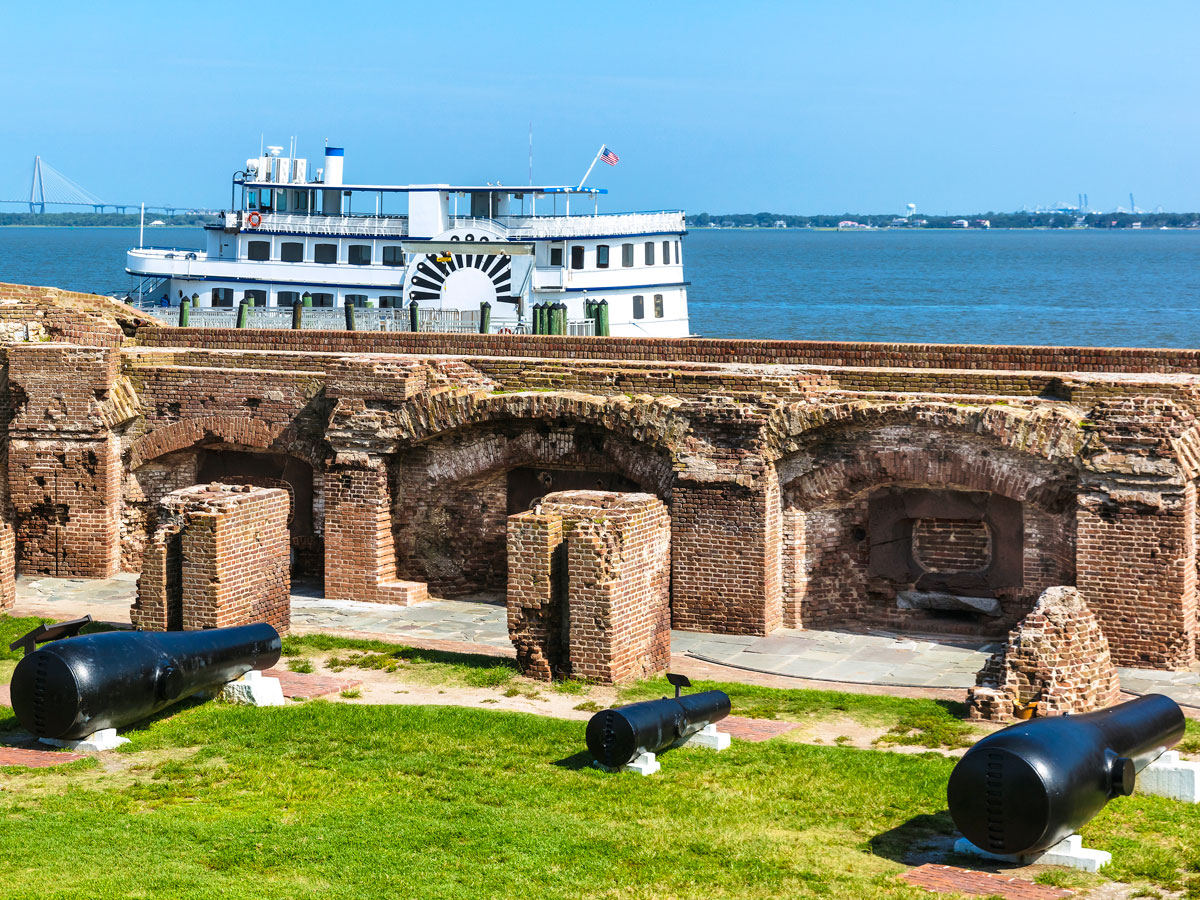 Fort Sumter near Charleston, South Carolina