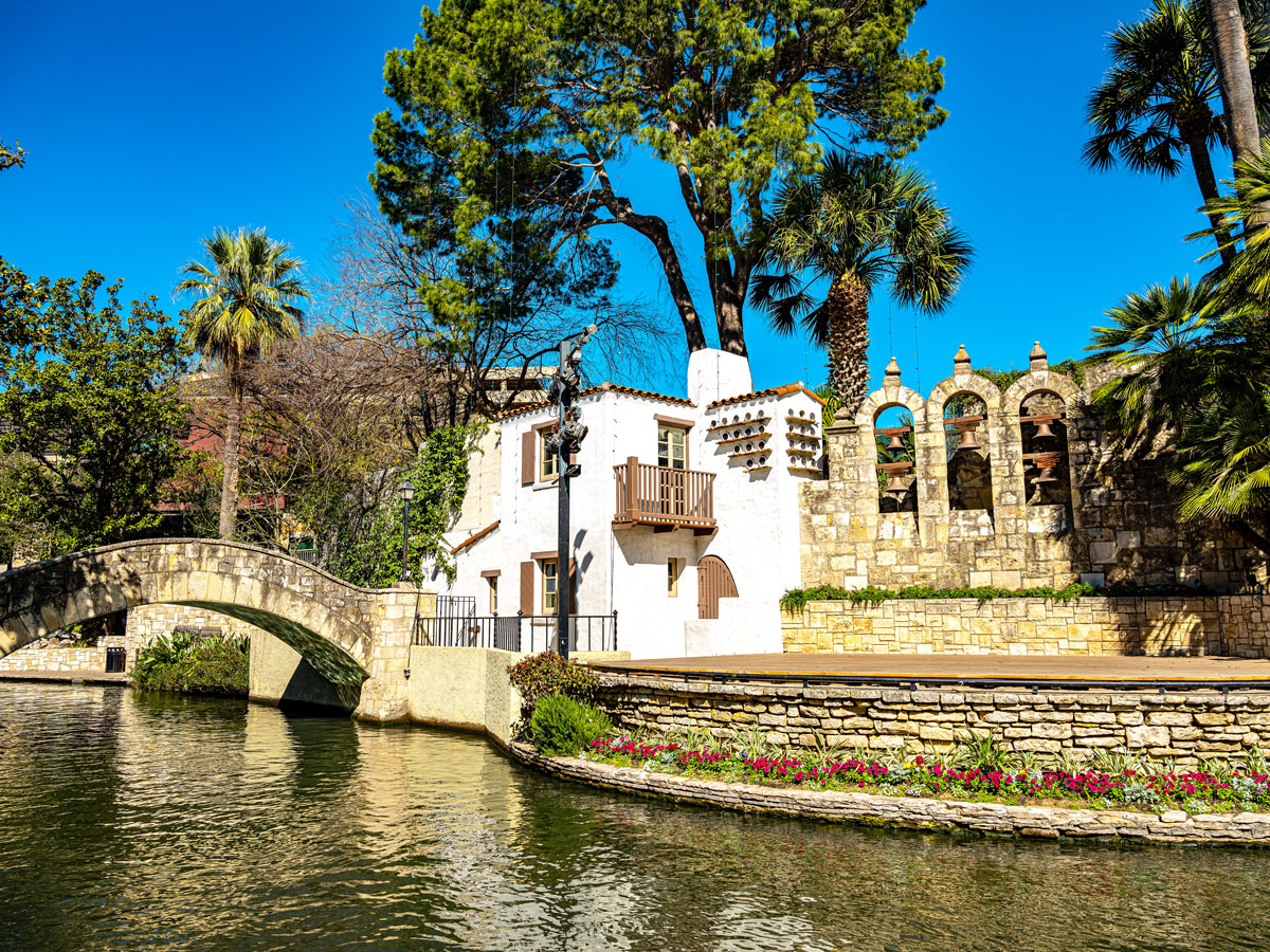 The River Walk in San Antonio, Texas