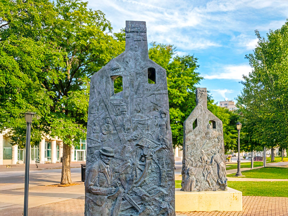Springfield 1908 Race Riot National Monument in Springfield, Illinois