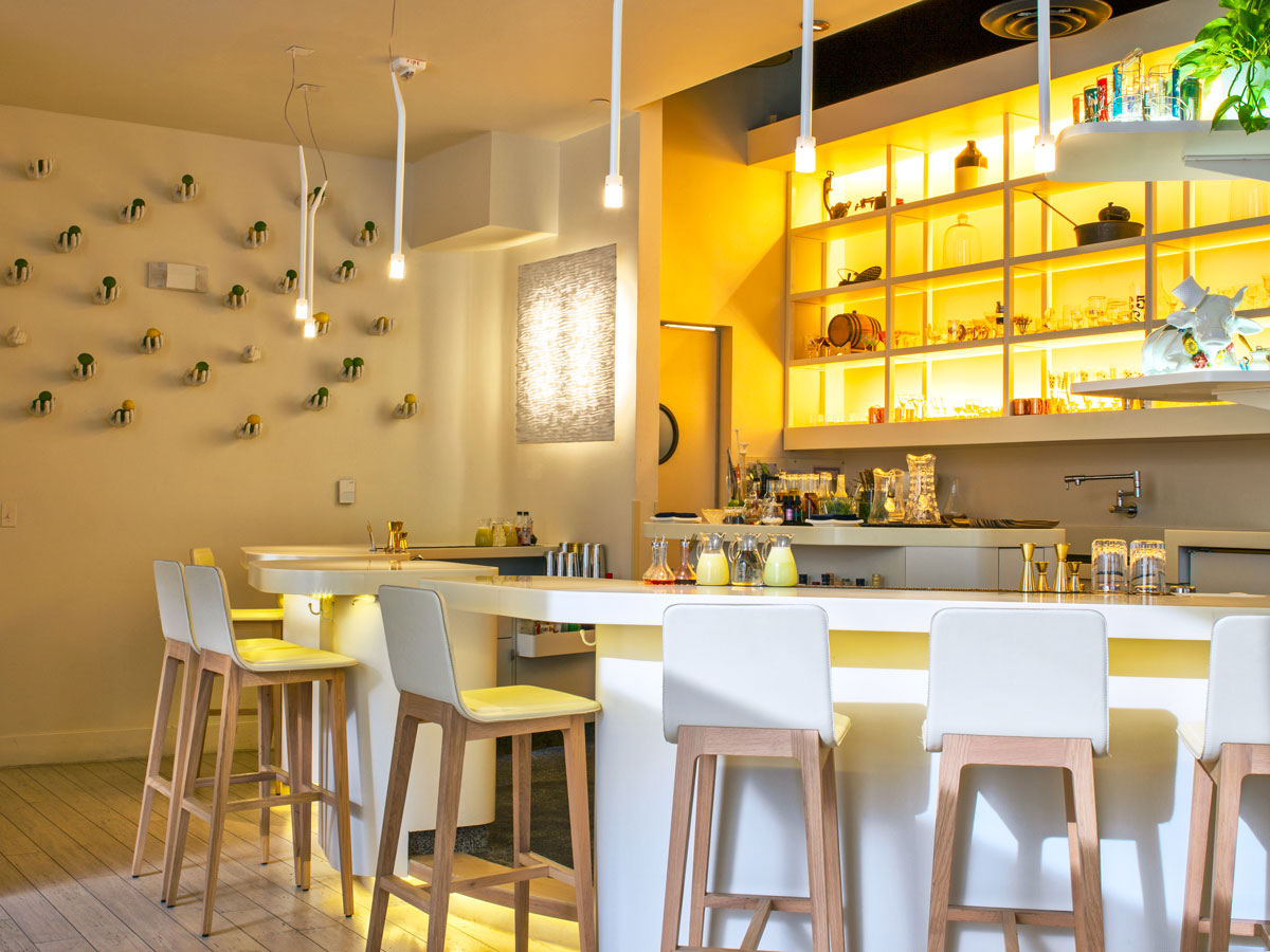 Bar at Barmini restaurant by José Andrés in Washington, D.C.