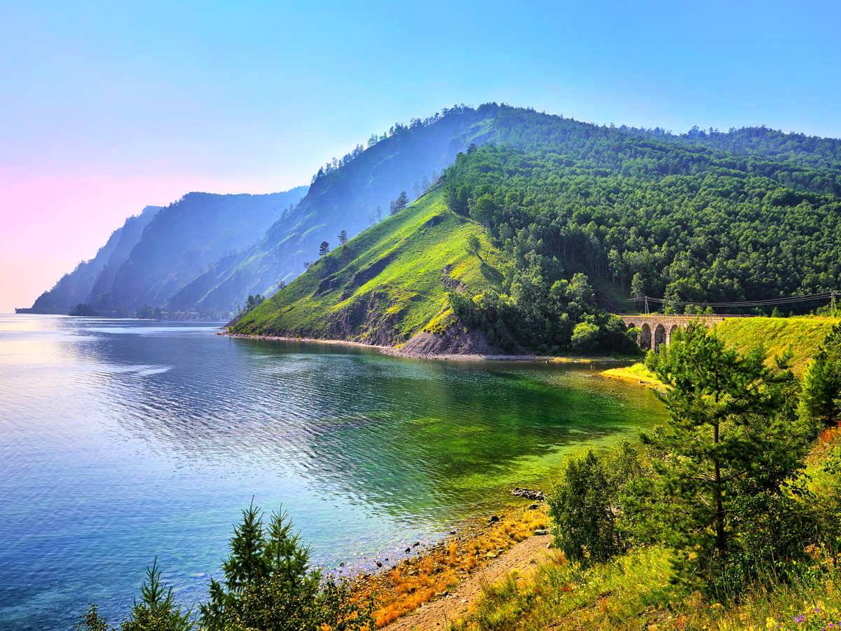 Shores of Lake Baikal, Siberia