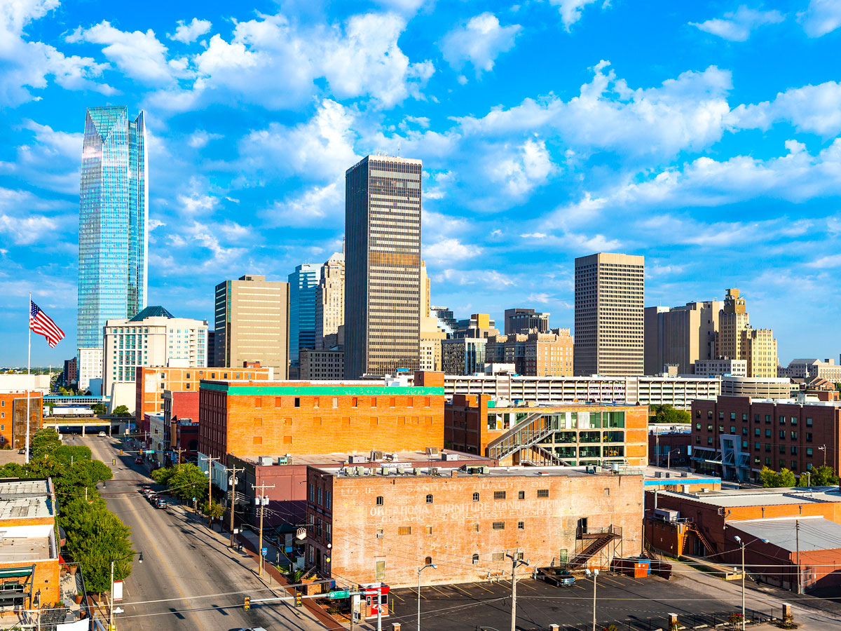Skyline of Oklahoma City