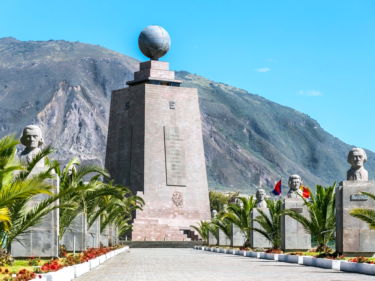 Equator monument near Quito, Ecuador