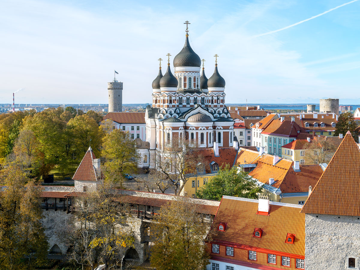 Alexander Nevsky Cathedral in Tallinn, Estonia