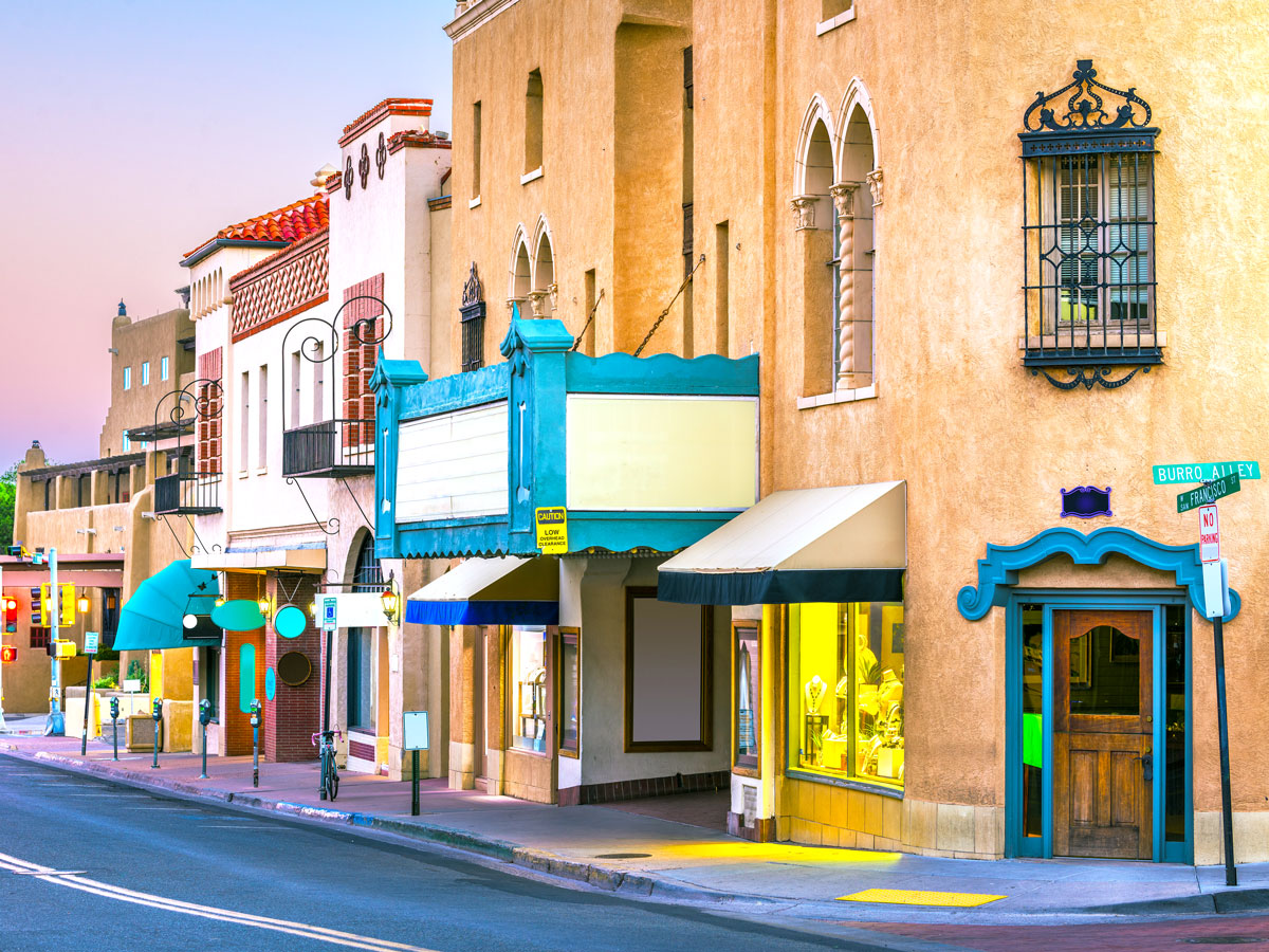 Downtown Santa Fe, New Mexico