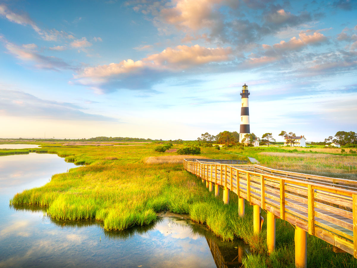 Lighthouse on the Outer Banks of North Carolina