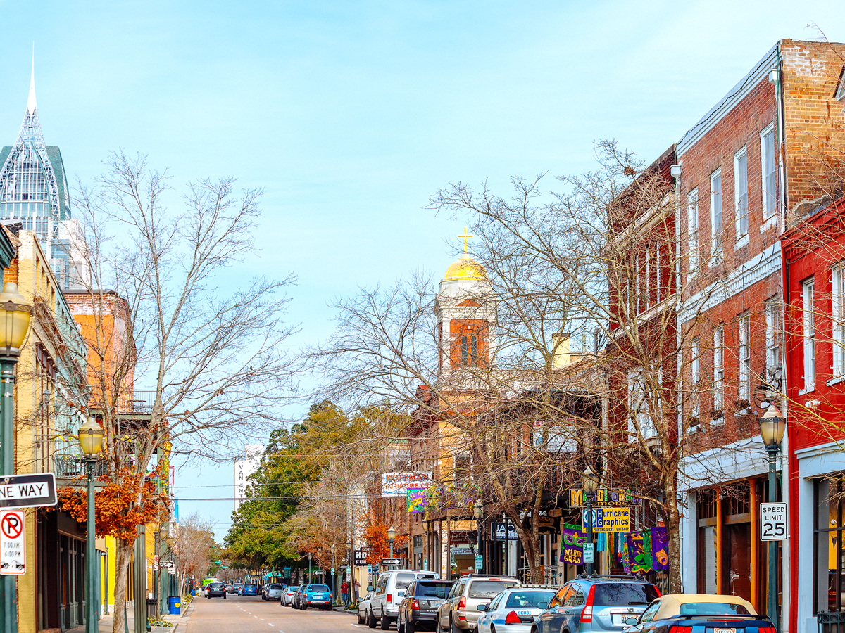 Downtown Mobile, Alabama