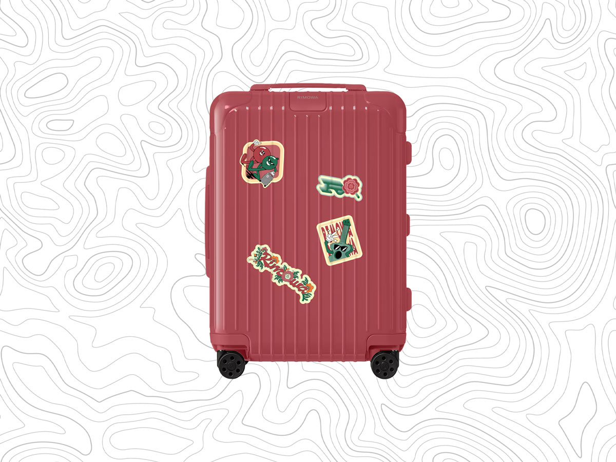 Stickers on Rimowa luggage