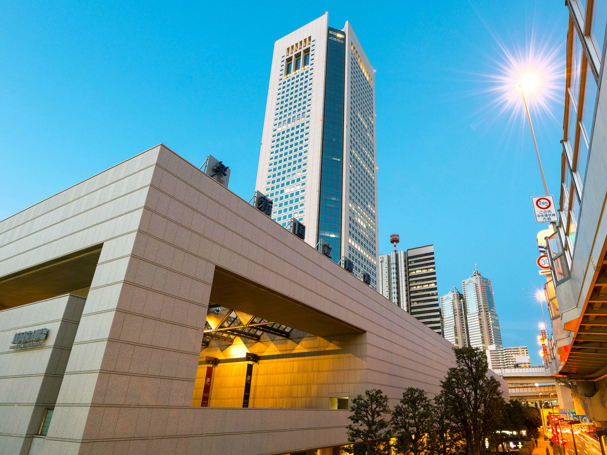 Tokyo Opera City Tower housing the Tokyo Opera City Concert Hall in Japan