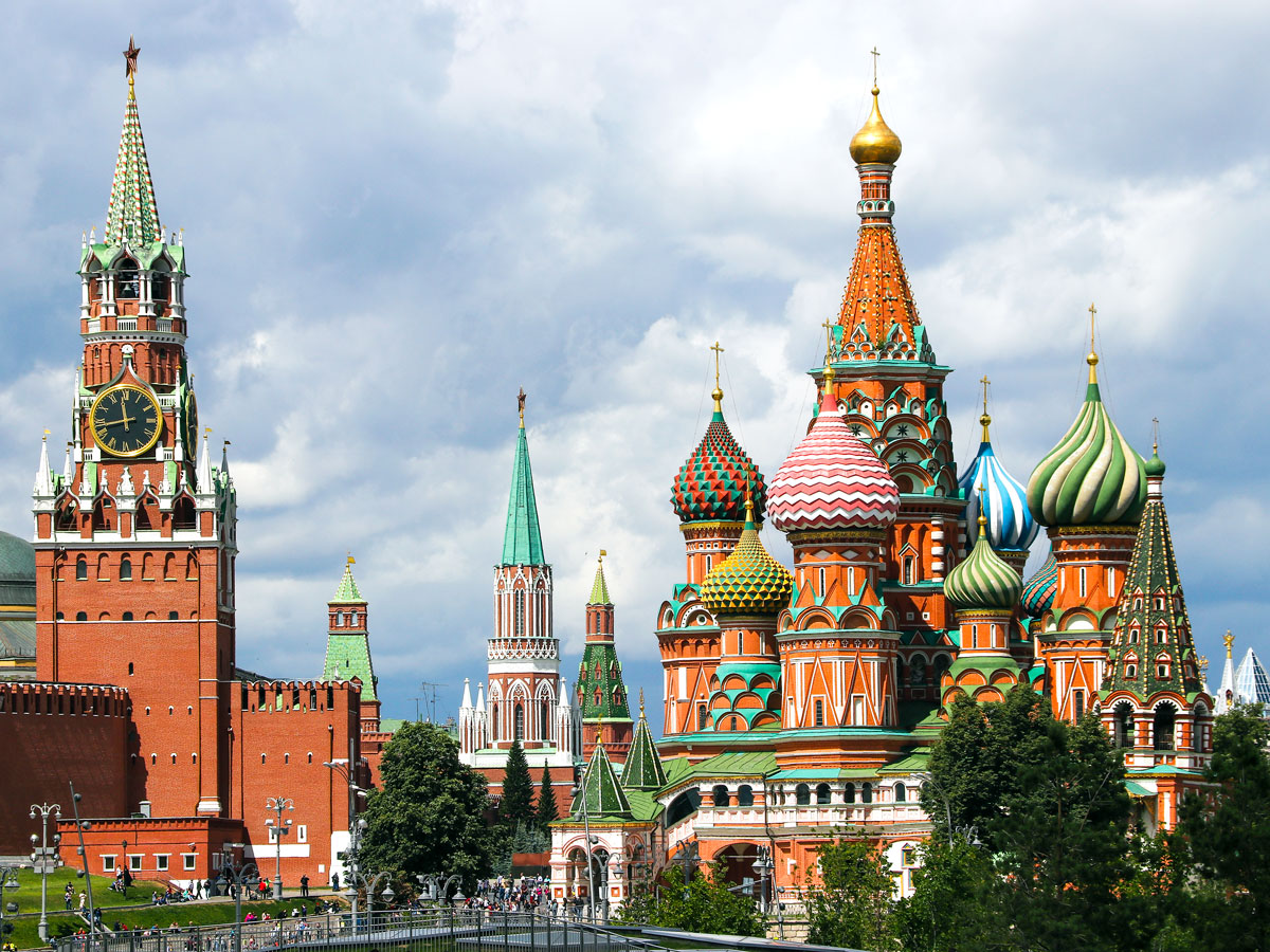 St. Basil's Cathedral in Moscow, Russia