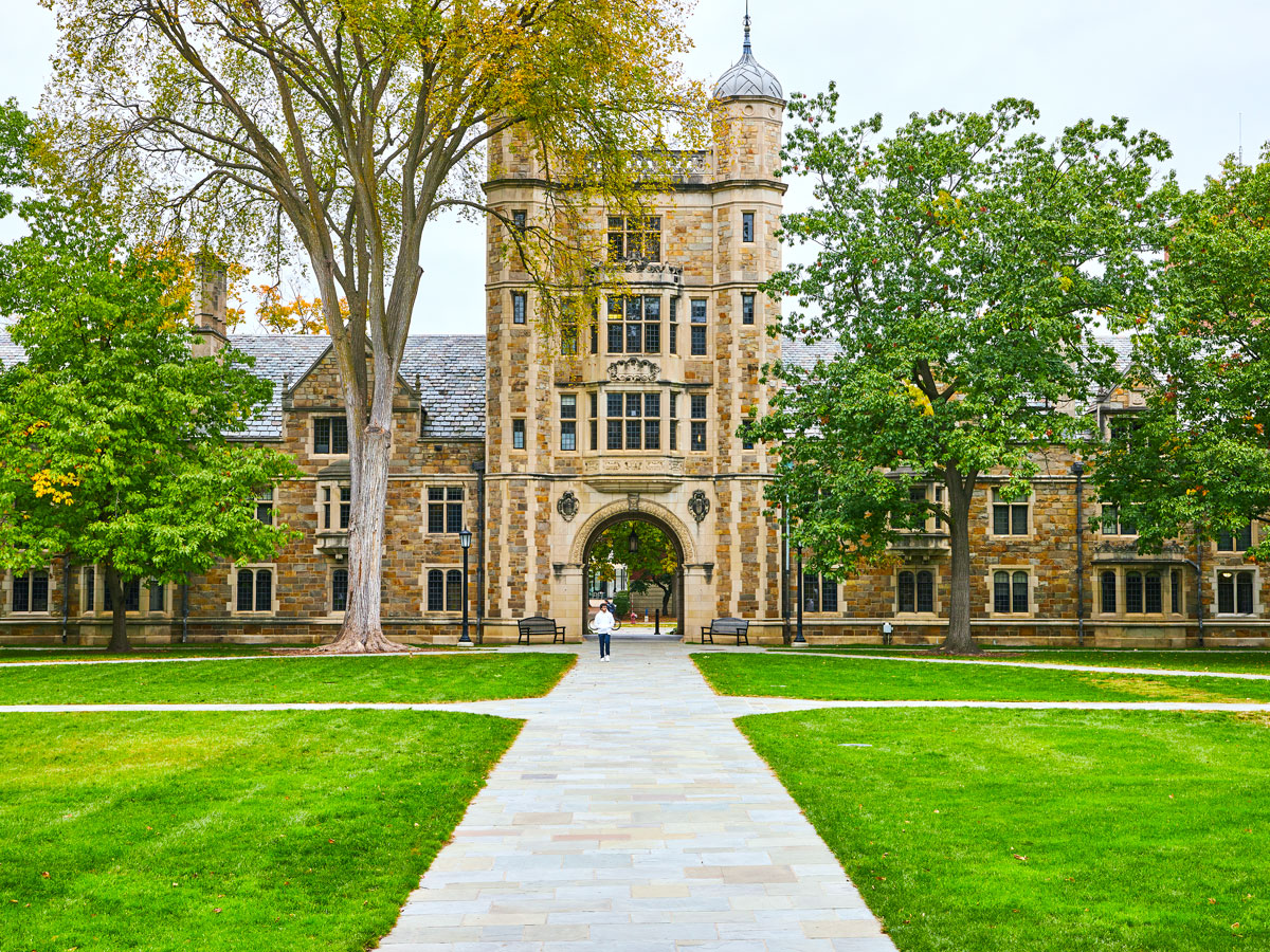University of Michigan campus in Ann Arbor