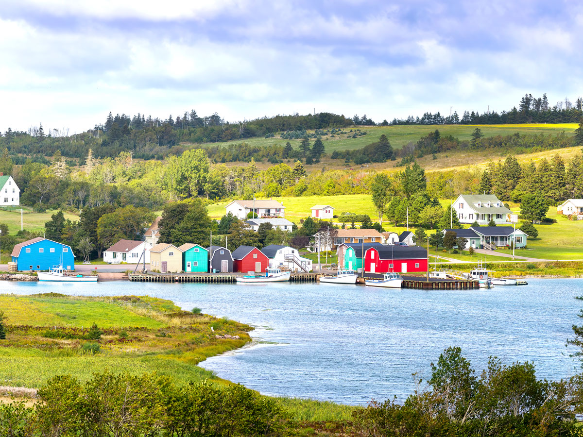 Fishing village in Prince Edward Island, Canada