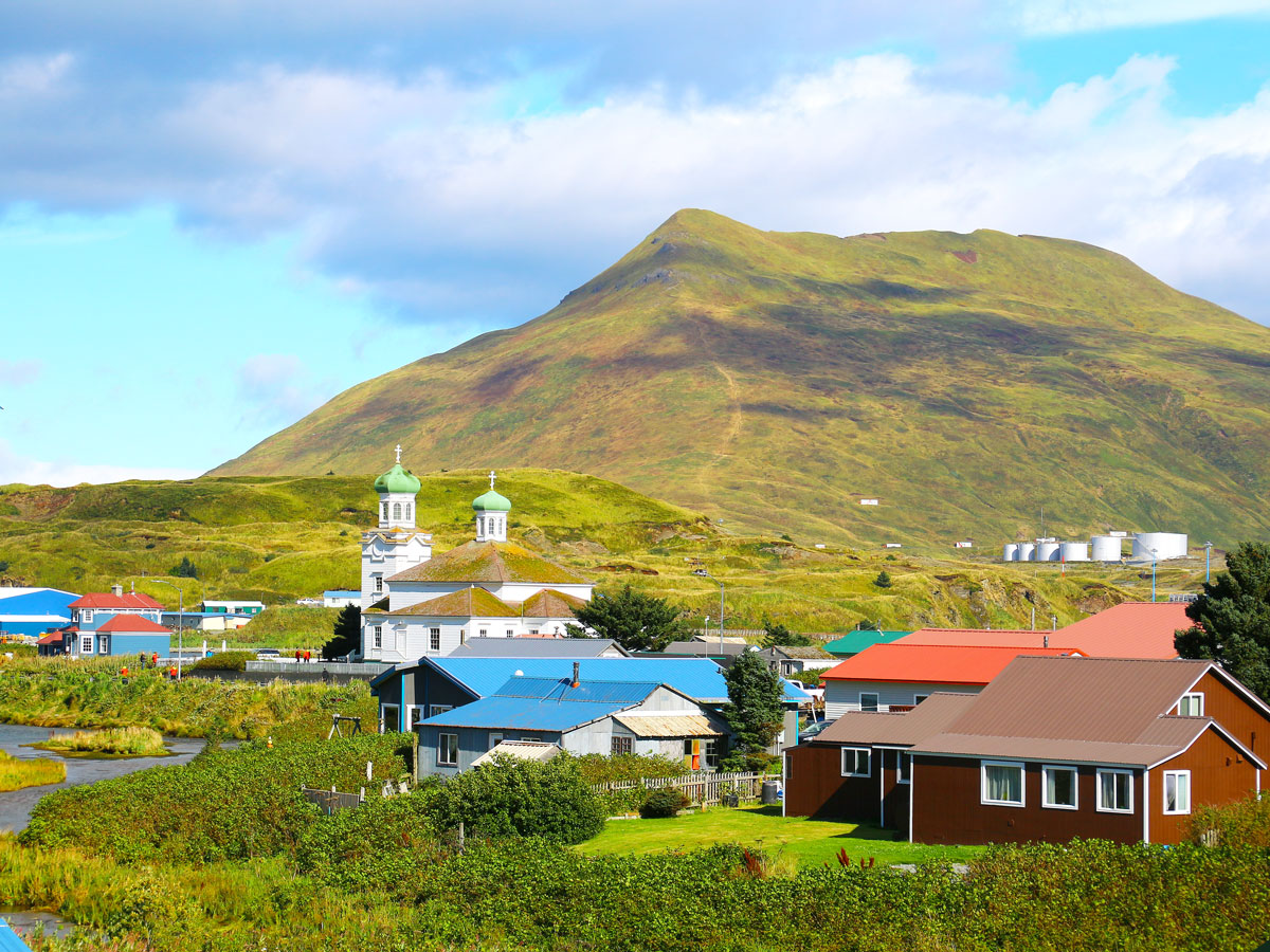 Overview of Dutch Harbor, Alaska